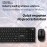 Wireless Keyboard Mouse Set For Computer Desktop Notebook Silent Soundless Office Gaming