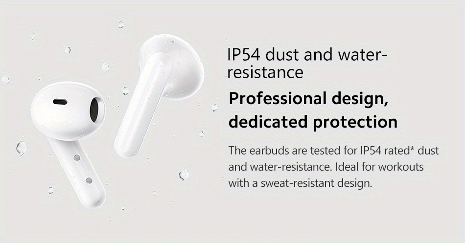 1 set xiaomi redmi buds 4 lite wireless 5 3 wirelss earbuds in ear light weight headphones built in microphone stereo headset tws earphones for android iphone tv computer laptop details 5